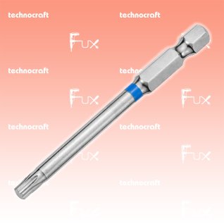 Technocraft T30 Torx-Bits mit Farbring blau, 75 mm, 10 Stück