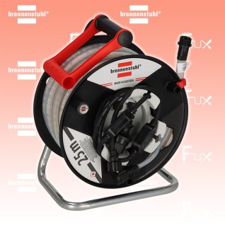 Brennenstuhl BS2540SI S LED-Lichtschlauch auf Trommel, 25m, 4000K, einseitig
