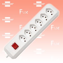 cleverLINE Steckdosenleiste 6-fach